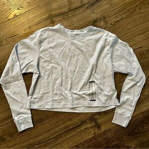 Nike Women's Soft Blue Long Sleeve Tee